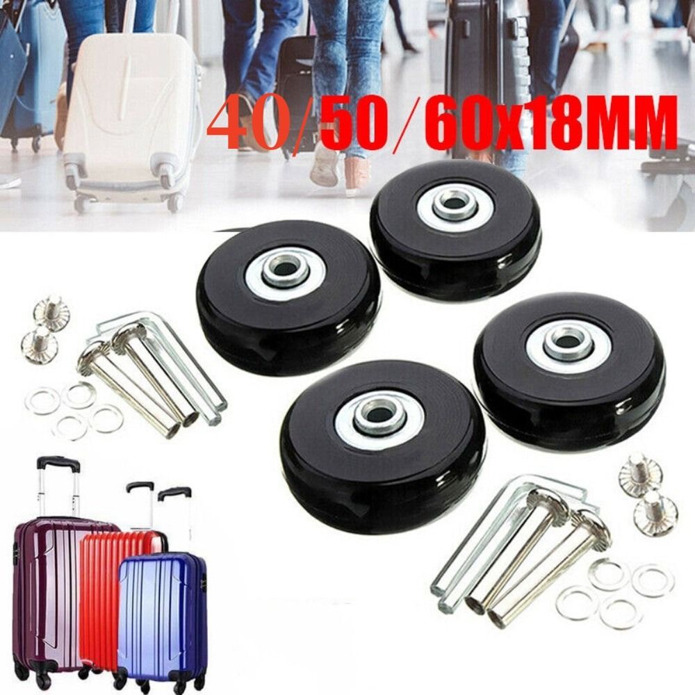 Silent Replacement Luggage Wheels - ชุดซ่อมแกนล้อแบบเงียบ ทนทาน ขนาด 57-59 มม. สำหรับเปลี่ยนแกนล้อกระเป๋าเดินทาง