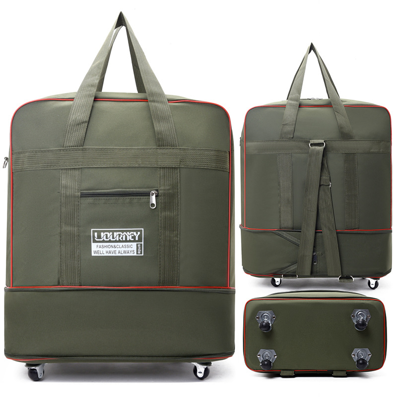 กระเป๋าเดินทางแบบพับได้ ล้อลาก - Foldable Rolling Luggage Bag บทวิจารณ์และราคา