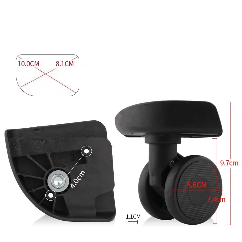 ล้อกระเป๋าเดินทางแบบหมุนได้ ทน - Silent Replacement Luggage Wheels บทวิจารณ์และราคา