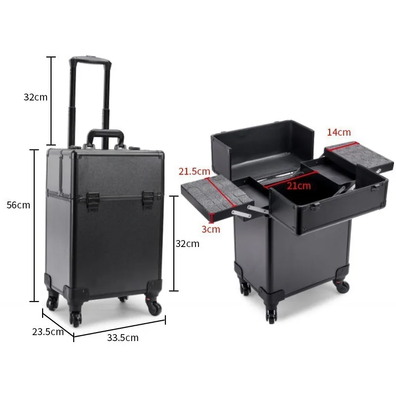 กล่องจัดระเบียบเครื่องสำอางแบบ - Luggage บทวิจารณ์และราคา
