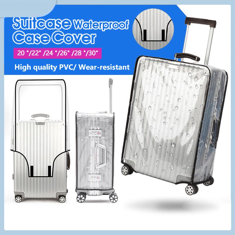 ผ้าคลุมกระเป๋าเดินทาง PVC แบบใ - Luggage Protective Cover Transparent บทวิจารณ์และราคา