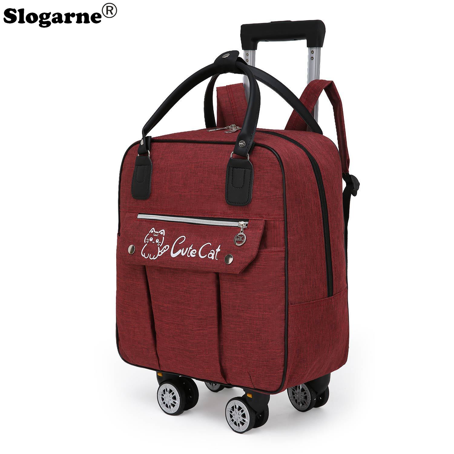 รถเข็นกระเป๋าเดินทางความจุขนาด - Foldable Rolling Luggage Bag บทวิจารณ์และราคา