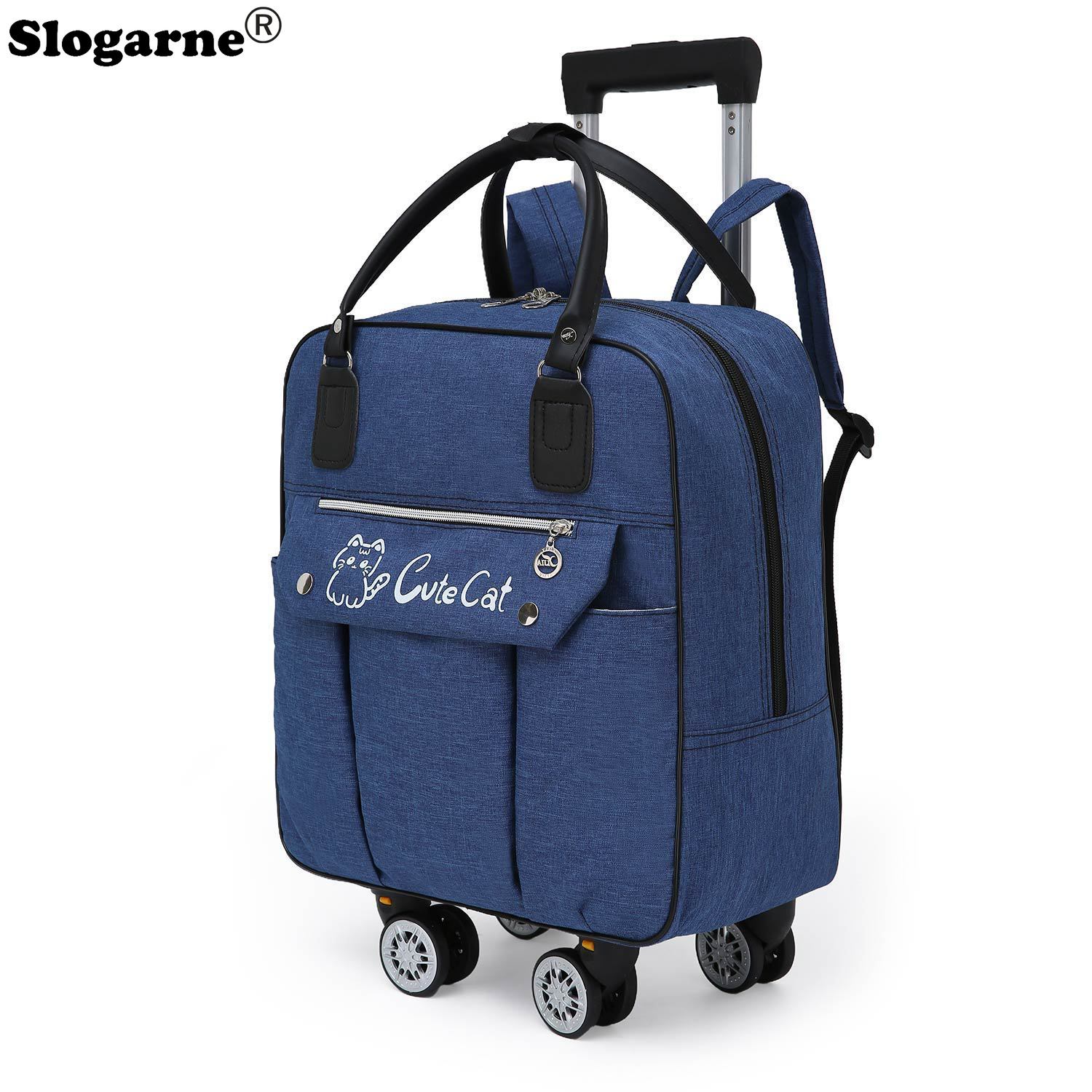รถเข็นกระเป๋าเดินทางความจุขนาด - Foldable Rolling Luggage Bag บทวิจารณ์และราคา